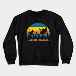 Hakuna Matata Retro Crewneck Sweatshirt